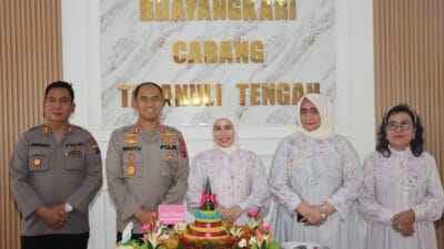 Kapolres Tapteng Resmikan Renovasi Kantor Bhayangkari