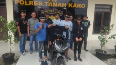 Satreskrim Polres Tanah Karo Bekuk Pelaku Pencurian Modus Rusak Rumah Korban
