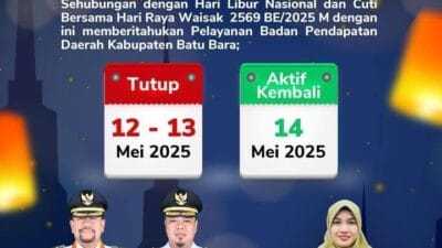 Kepala BPD Batu Bara, Dr Mei Linda Suryanti Lubis Ucapkan Selamat Hari Raya Waisak 2569 BE