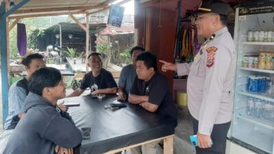 Polres Samosir Beri Penyuluhan Antisipasi Tindakan Premanisme di Desa Pardomuan I Pangururan