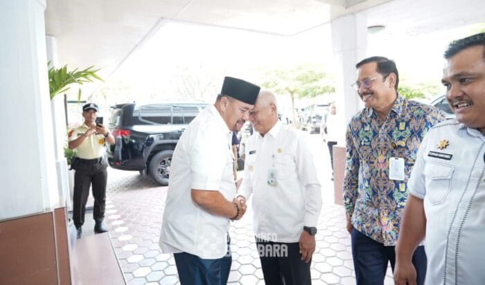Bupati Batu Bara Hadiri Rakor Penanganan Infrastruktur Jalan dan Jembatan di Provsu