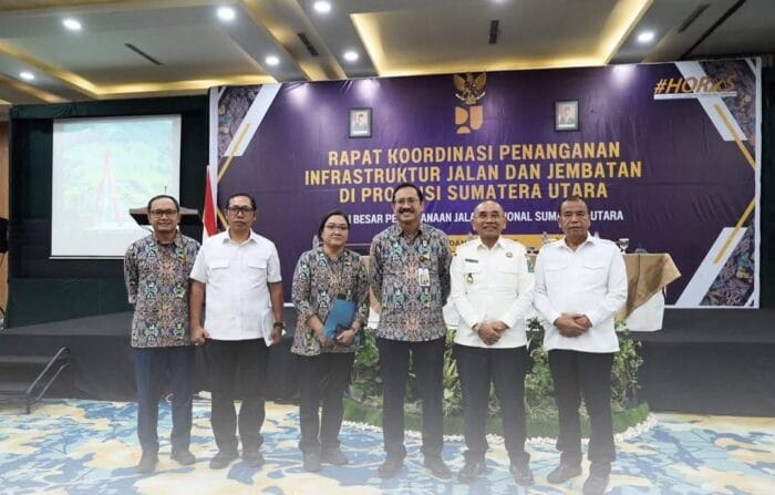 Bupati Karo Hadiri Rapat Koordinasi Penanganan Infrastruktur Jalan dan Jembatan