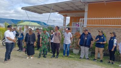 Polres Samosir Sukseskan Constatering Objek Perkara Eksekusi di Desa Pardugul