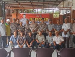 Polres Labusel Gelar Jumat Curhat di Dusun Pirbun C, Warga Keluhkan Maraknya Pencurian Sawit dan Narkoba