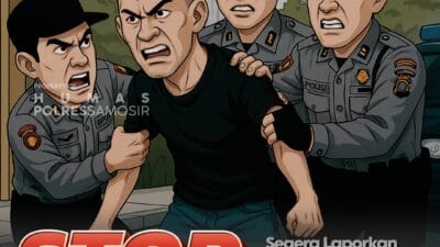 Polres Samosir Ajak Warga Lawan Premanisme, Aduan Bisa Disampaikan Lewat Call Center 110