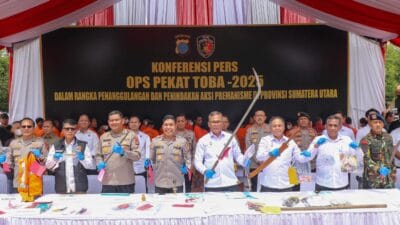 Operasi Pekat Toba-2025 Berakhir, Polda Sumut Berantas 1.153 Kasus Premanisme