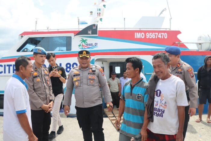Dua Nelayan Nisel Hilang di Laut Ditemukan Selamat, Kapolres Pimpin Penjemputan