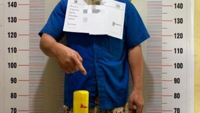 Polres Toba Tangkap Kurir Narkoba di Depan Bengkel Miliknya
