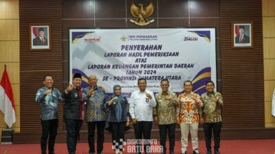 Bupati Batu Bara Terima Laporan Hasil Pemeriksaan LKPD TA 2024