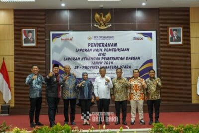 Bupati Batu Bara Terima Laporan Hasil Pemeriksaan LKPD TA 2024