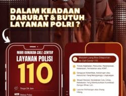 Layanan Polisi 110: Siaga 24 Jam, Bebas Pulsa dan Responsif Tangani Situasi Darurat