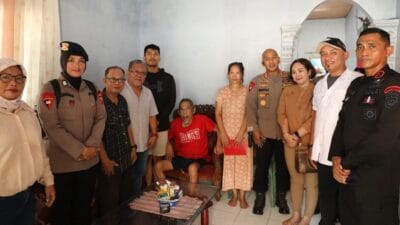Brimob Polda Sumut Jenguk 3 Tokoh Karate INKANAS yang Sakit