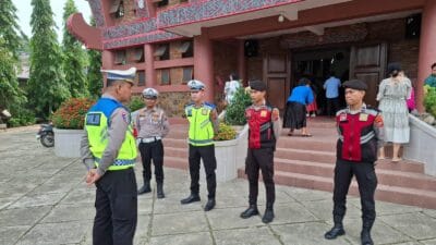 Polres Tapteng Kerahkan Ratusan Personel Amankan Ibadah