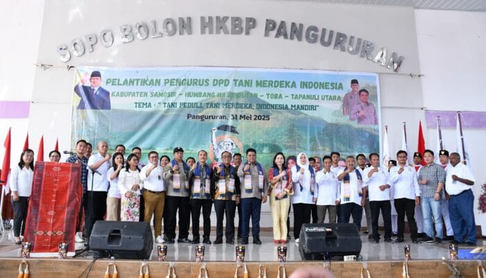 DPD TMI Dilantik, Wakil Bupati Samosir Minta Pengurus Baru Perjuangkan Kesejahteraan Petani