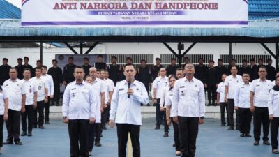 Karutan Kelas I Medan Siap Wujudkan Rutan Terbebas dari Peredaran Narkoba dan HP