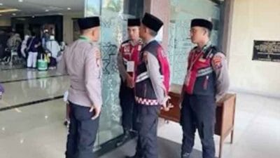 Sinergi Polri dan PPIH Embarkasi Medan Wujudkan Pelayanan Humanis Bagi Calon Jemaah Haji