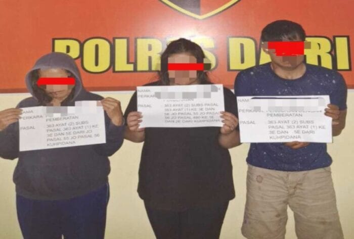Sat Reskrim Polres Dairi Tangkap 3 Pelaku Pencurian Emas dan Surat Berharga Senilai Rp700 Juta