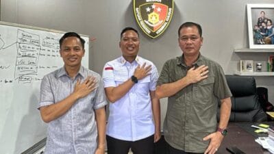 Kepala KPR Rutan Kelas I Medan Audiensi dengan Polsek Helvetia dan Polrestabes Medan