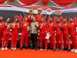 Tim Karate Polda Sumut Raih Juara Umum di Kejuaraan PON Polri Piala Kapolri 2025