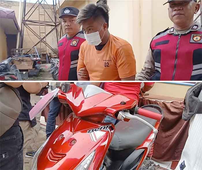 Hitungan Jam, Polsek Kota Pinang Amankan Pelaku Curanmor