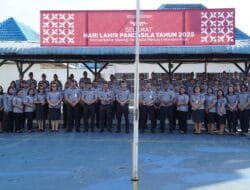 Rutan Kelas I Medan Peringati Hari Lahir Pancasila