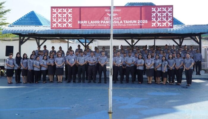 Rutan Kelas I Medan Peringati Hari Lahir Pancasila