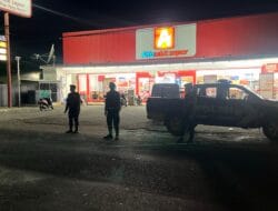 Polres Tapteng Gelar Patroli Malam, Persempit Ruang Gerak Pelaku Kejahatan