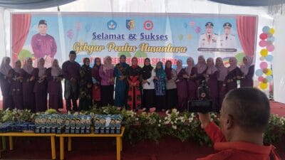 Gebyar Pentas Nusantara UPT TK Negeri Pembina Sei Suka Berlangsung Meriah