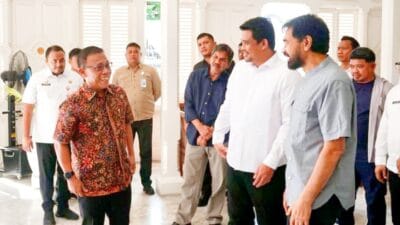 Gubsu dan Bupati Tapteng Temui Gubernur Aceh Terkait Empat Pulau Masuk Wilayah Tapteng
