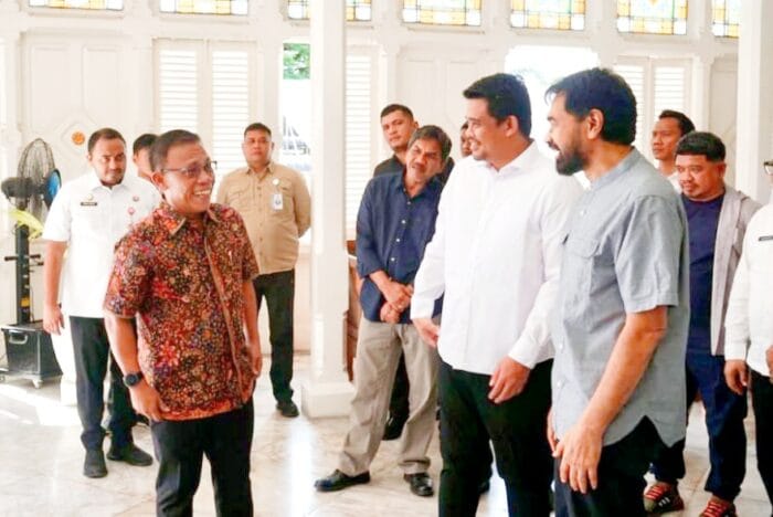 Gubsu dan Bupati Tapteng Temui Gubernur Aceh Terkait Empat Pulau Masuk Wilayah Tapteng