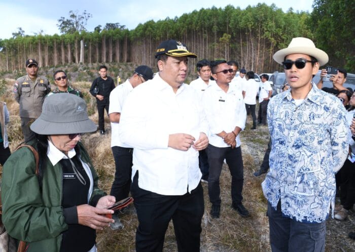 Bupati Samosir Bersama DEN dan Direktur PT JCO Tinjau Lahan Investasi Kawasan Pertanian