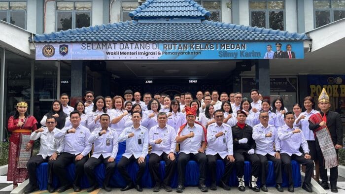 Wamen Imipas Apresiasi Layanan yang Diberikan Rutan Kelas I Medan