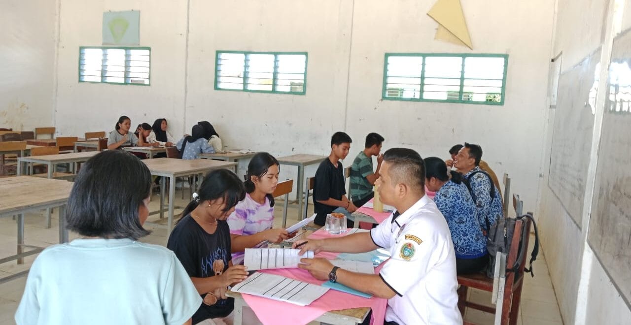 SPMB SMKN 1 Lumut Tapteng Berlangsung Lancar
