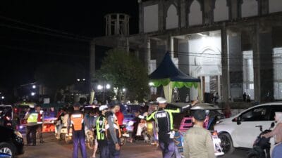 83 Personel Polres Tapteng Amankan Pawai Takbiran Iduladha 1446 H