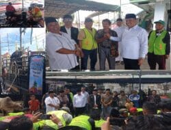 Bupati Karo Serahkan Sapi Kurban dari Presiden RI di Masjid Agung Kabanjahe