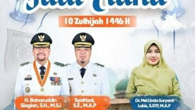 Bapenda Batu Bara Ucapkan Selamat Hari Raya Iduladha 1446 H