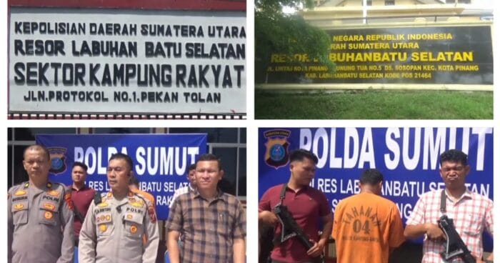 Polsek Kampung Rakyat dan Polres Labusel Berhasil Bekuk Pelaku Pembunuhan