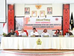 Pemkab Samosir Gelar Rakor Penanganan Karhutla