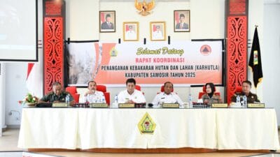 Pemkab Samosir Gelar Rakor Penanganan Karhutla