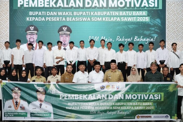 Sukseskan Program Beasiswa SDM Kelapa Sawit, Wabup Batu Bara: Belajar Giat Jangan Sia-siakan Kesempatan