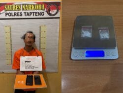 Sat Narkoba Polres Tapteng Ringkus Pelaku Penyalahgunaan Narkotika Jenis Sabu di Tapian Nauli