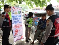 Polres Tapteng Laksanakan Pemeriksaan Kesehatan Gratis Kepada Pengemudi Betor
