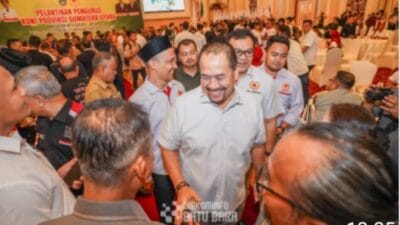 Bupati Batu Bara Hadiri Pelantikan Pengurus KONI Sumut Periode 2025-2029