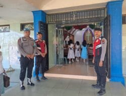 Polres Tapteng Pastikan Ibadah Minggu Berjalan Aman dan Lancar