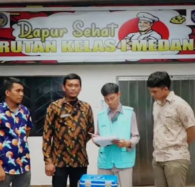 Rutan Kelas I Tanjung Gusta Medan Lakukan Uji Sampel Makanan dan Minuman