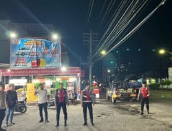 Polres Tapteng Laksanakan Patroli Blue Light di Sejumlah Titik Rawan