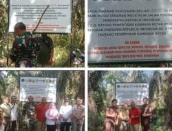 Satgas PKH Pasang Plang di PT Putra Lika Perkasa Kelurahan Langga Payung