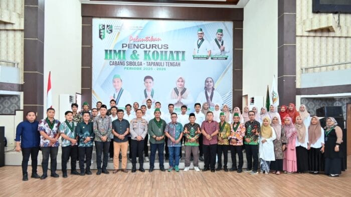 Bupati Masinton Pasaribu Hadiri Pelantikan Pengurus HMI Cabang Sibolga-Tapteng