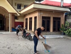 Sambut HUT Bhayangkara Ke-79, Dit Intelkam Polda Sumut Gelar Bakti Religi di Gereja