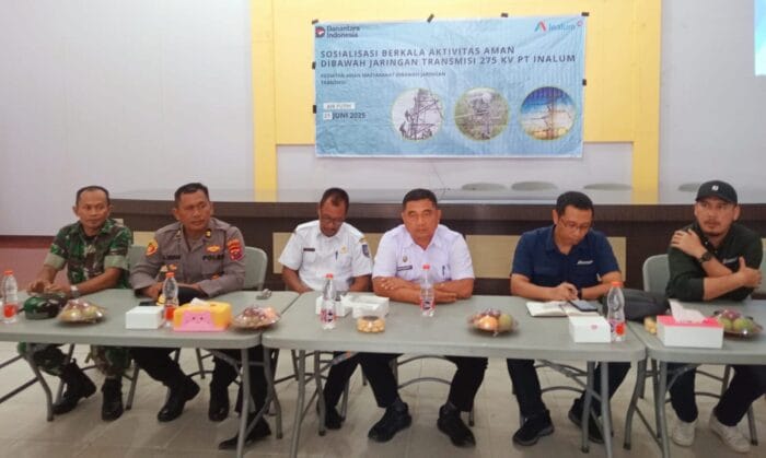 Sosialisasi Berkala Aktivitas Aman di Bawah Jaringan Transmisi 275 KV PT Inalum Digelar di Batu Bara